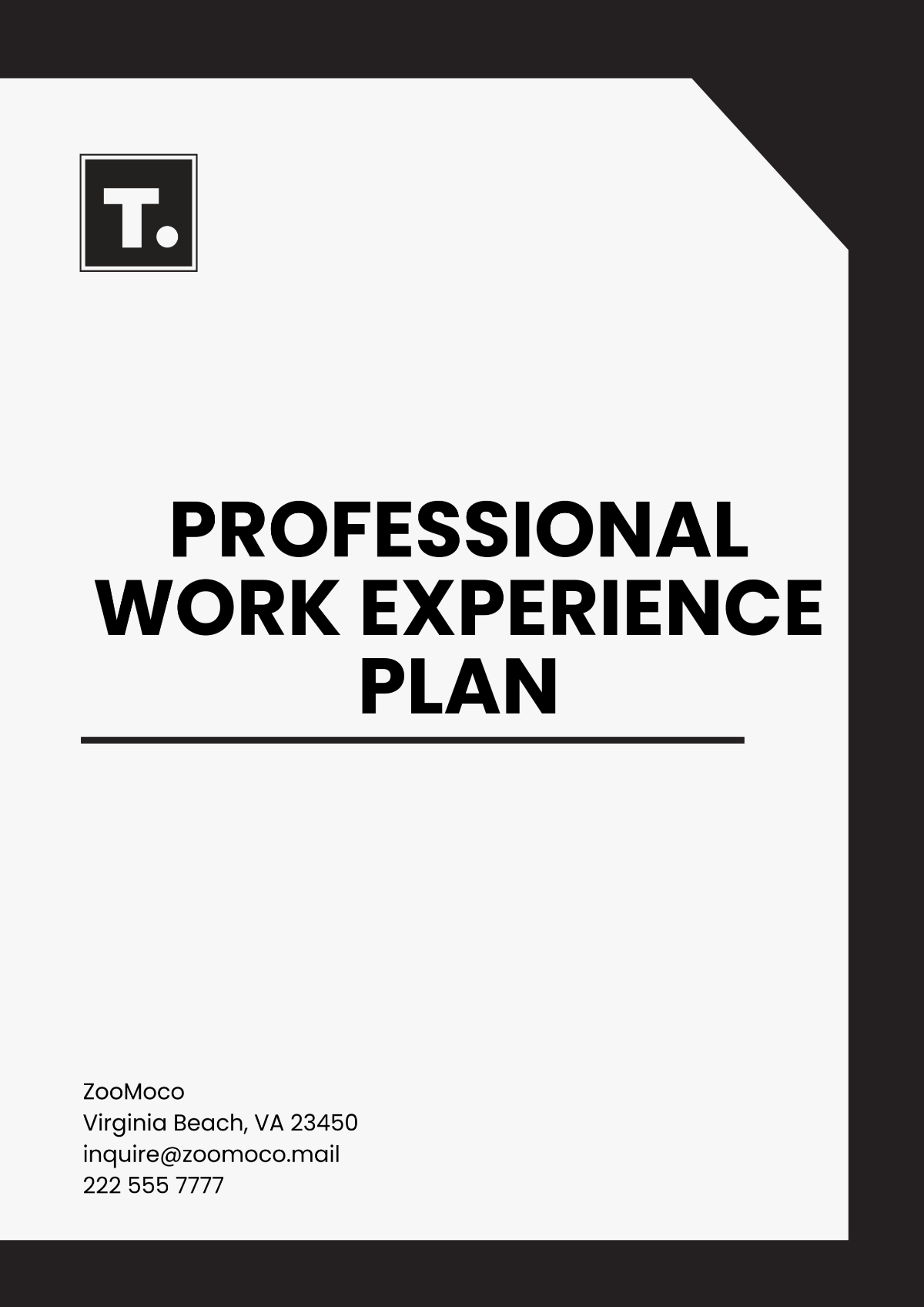 Free Professional Work Experience Plan Template to Edit Online Free Professional Work Experience Plan Template to Edit Online