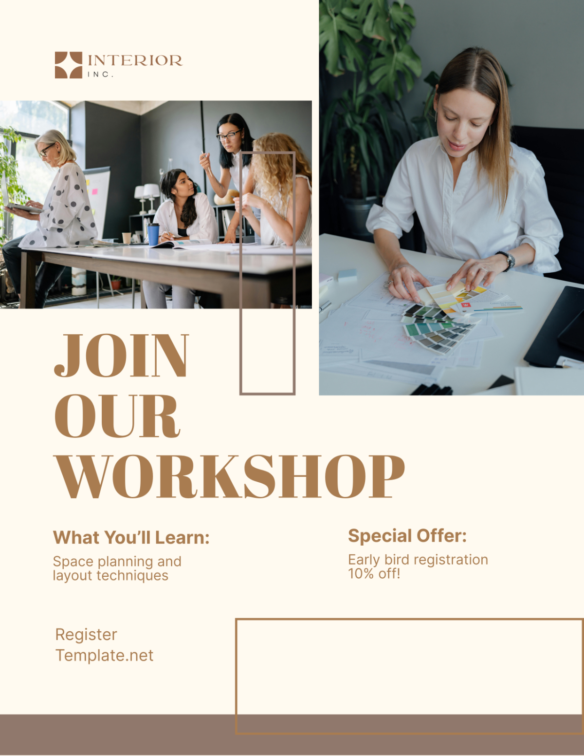 Free Interior Design Workshop Flyer Template to Edit Online Free Interior Design Workshop Flyer Template to Edit Online