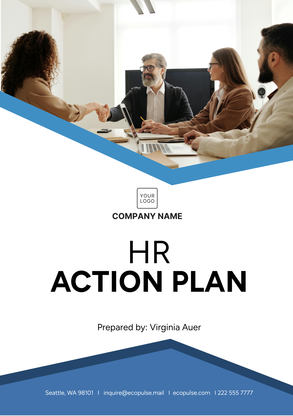 HR Action Plan Template