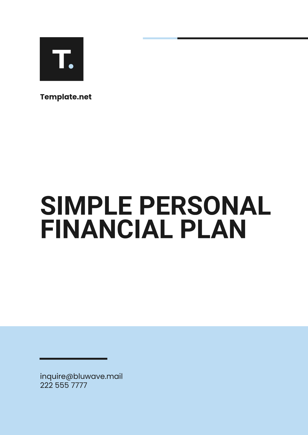 Free Simple Personal Financial Plan Template to Edit Online Free Simple Personal Financial Plan Template to Edit Online