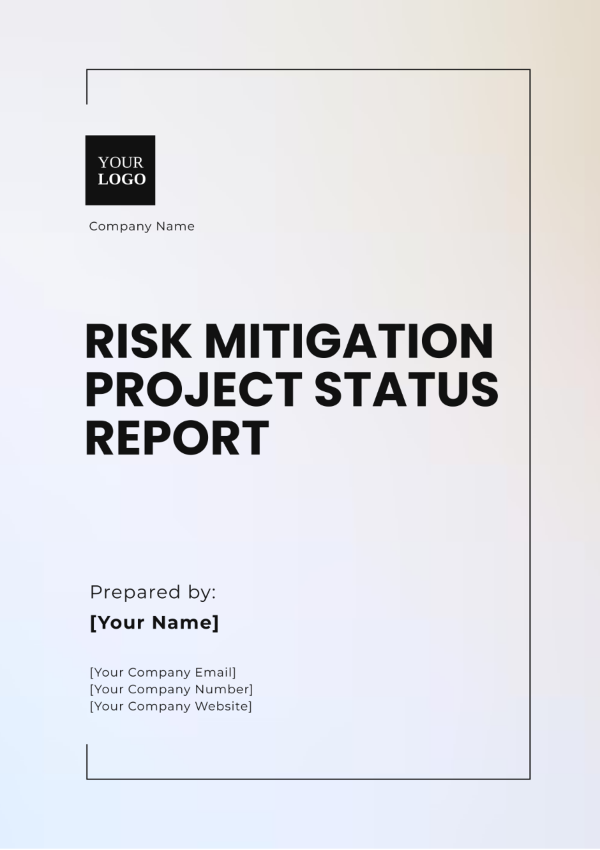 Free Risk Mitigation Project Status Report Template to Edit Online Free Risk Mitigation Project Status Report Template to Edit Online