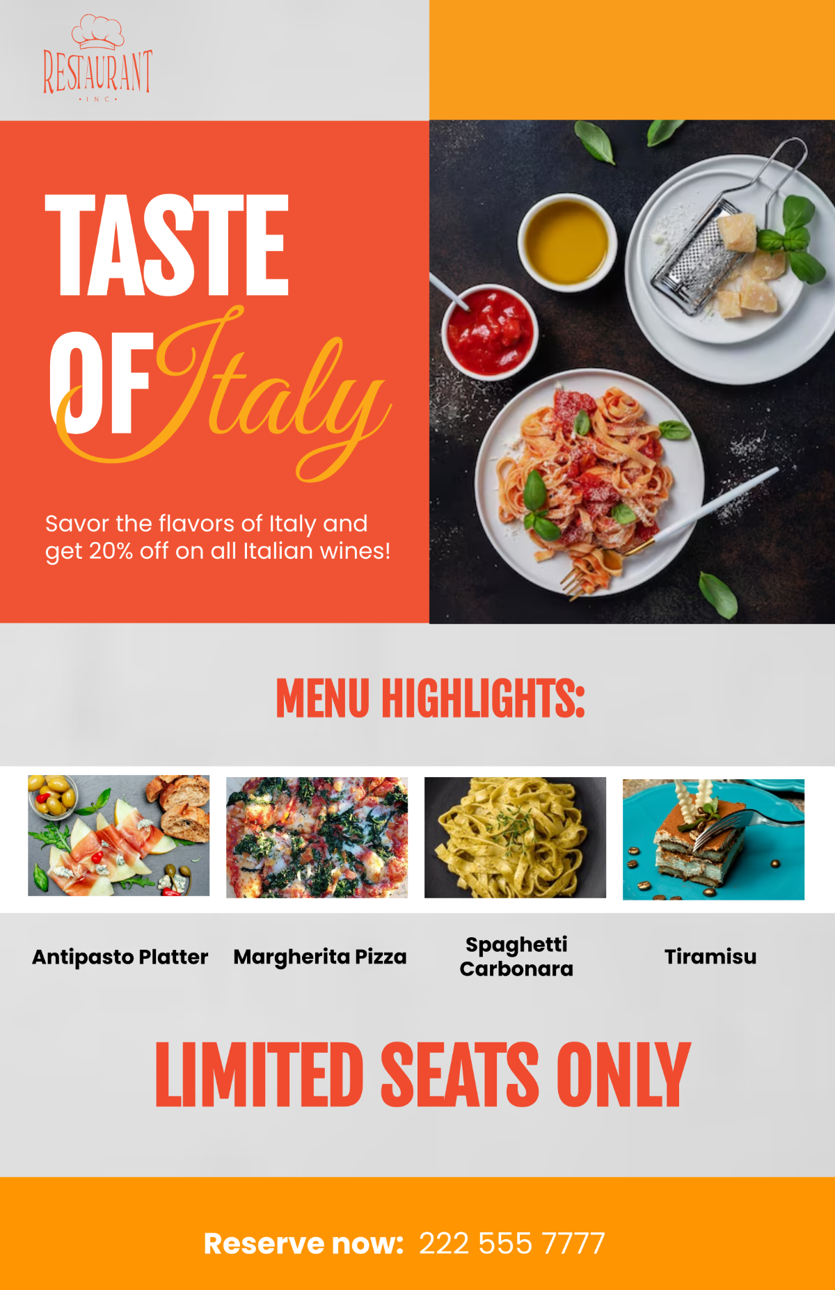Free Restaurant Event Poster Template to Edit Online Free Restaurant Event Poster Template to Edit Online