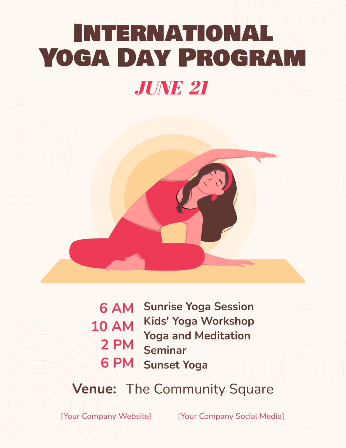 Free International Yoga Day Program Schedule Template to Edit Online Free International Yoga Day Program Schedule Template to Edit Online