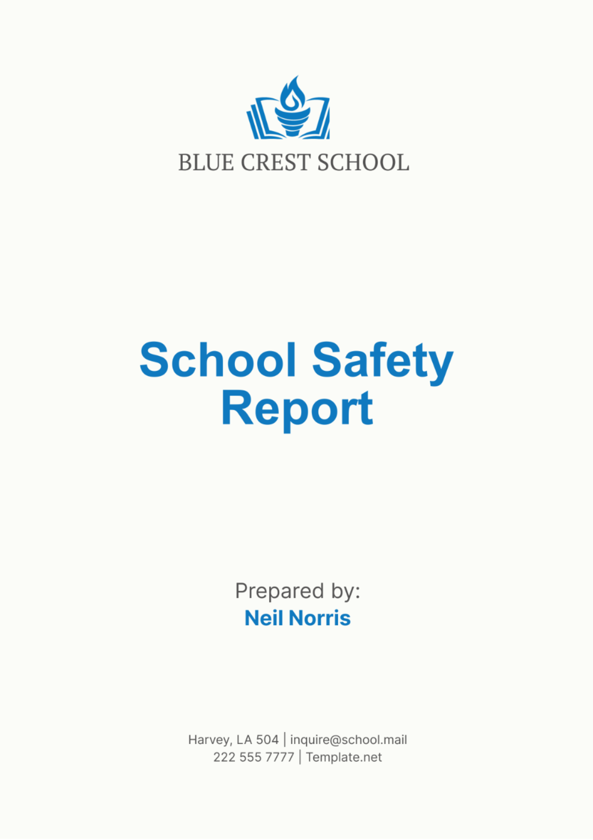 Free School Safety Report Template to Edit Online Free School Safety Report Template to Edit Online