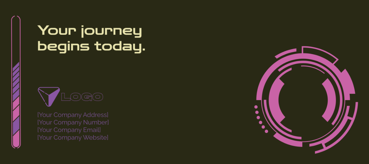 Free Futuristic Envelope Template to Edit Online Free Futuristic Envelope Template to Edit Online