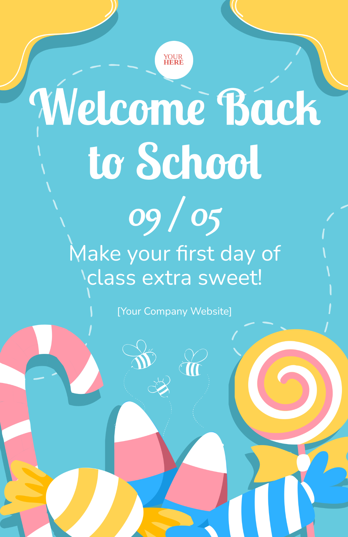 Free Back to School Candy Poster Template to Edit Online Free Back to School Candy Poster Template to Edit Online