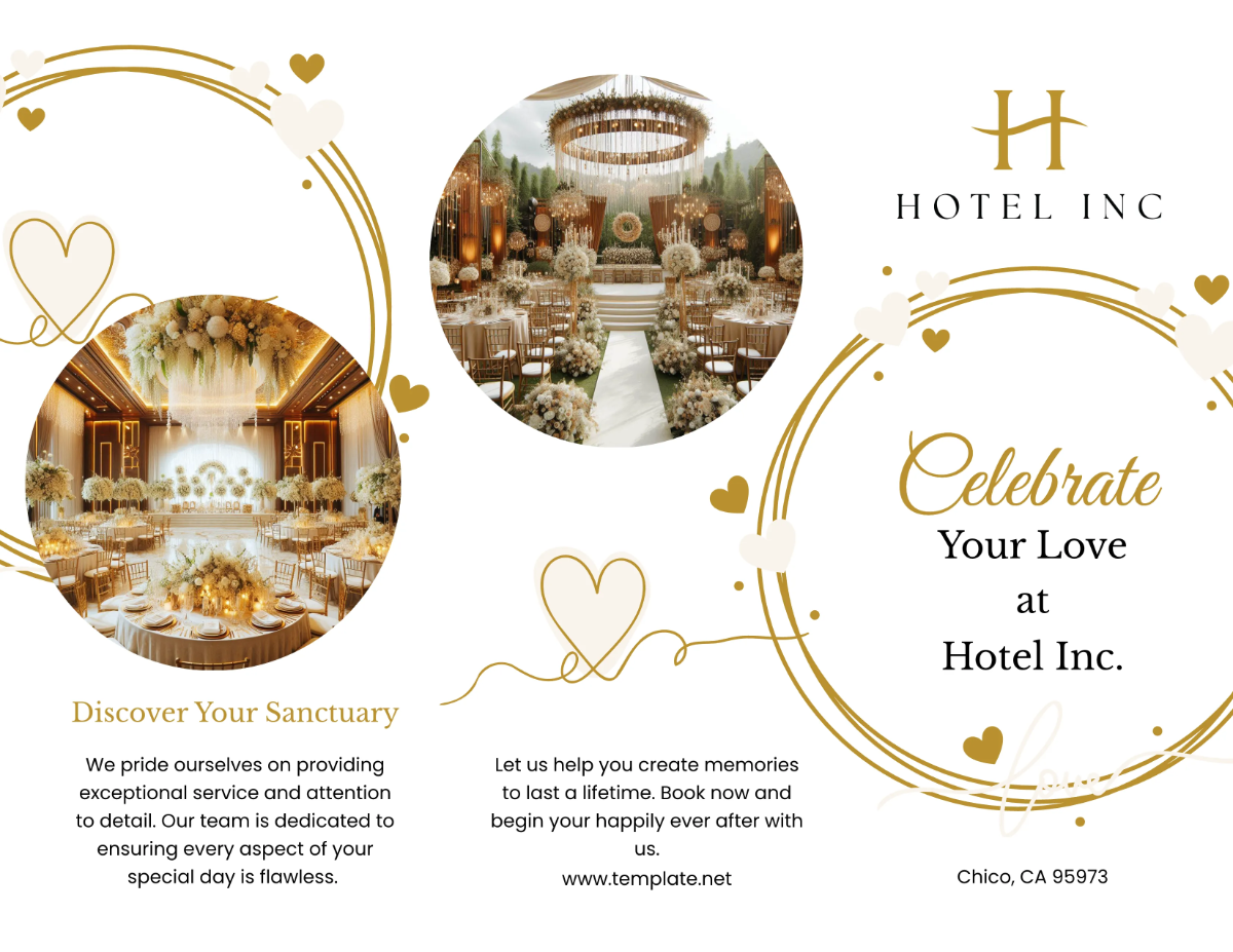 Hotel Wedding Brochure Template