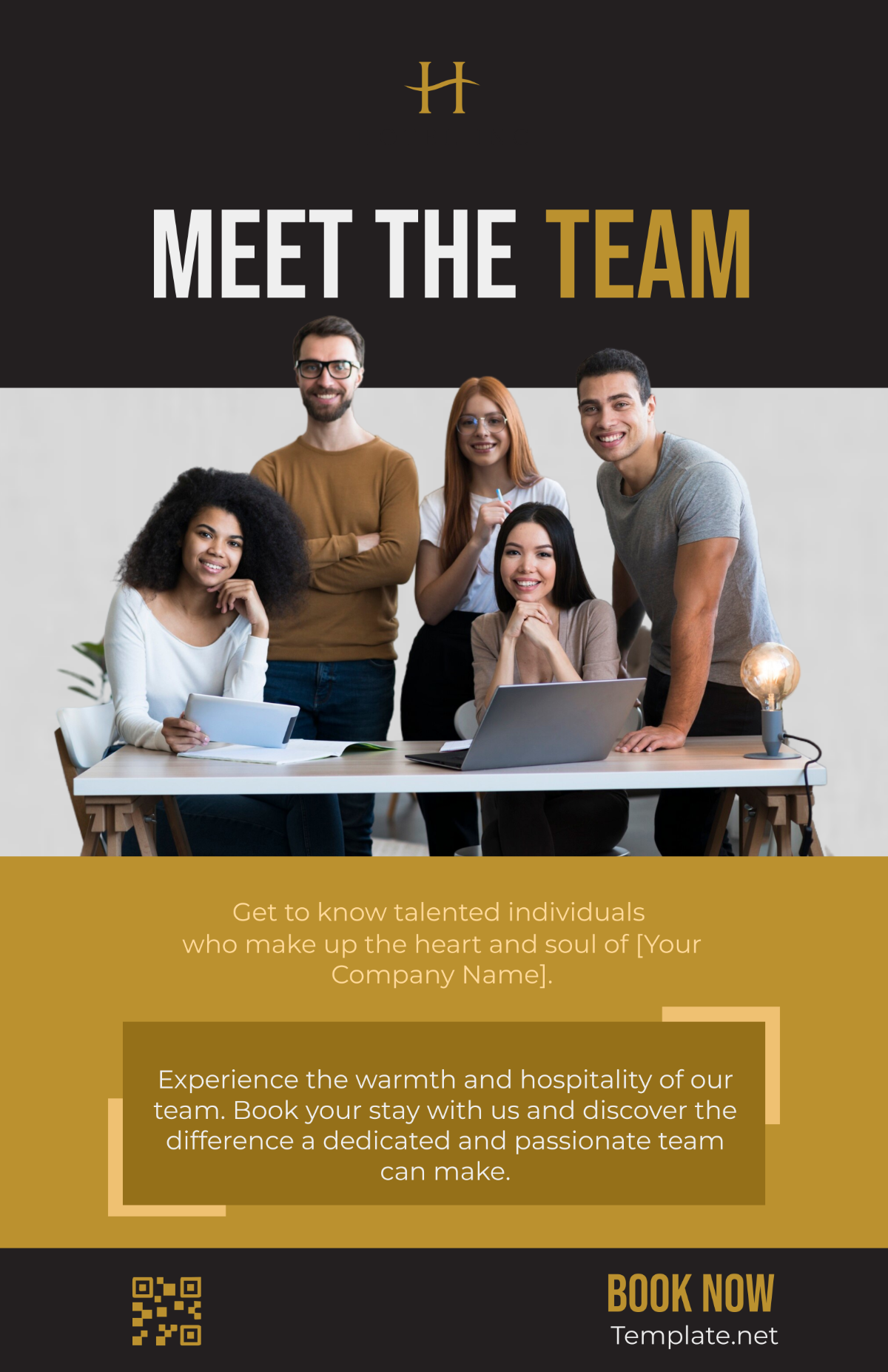 Hotel Team Poster Template