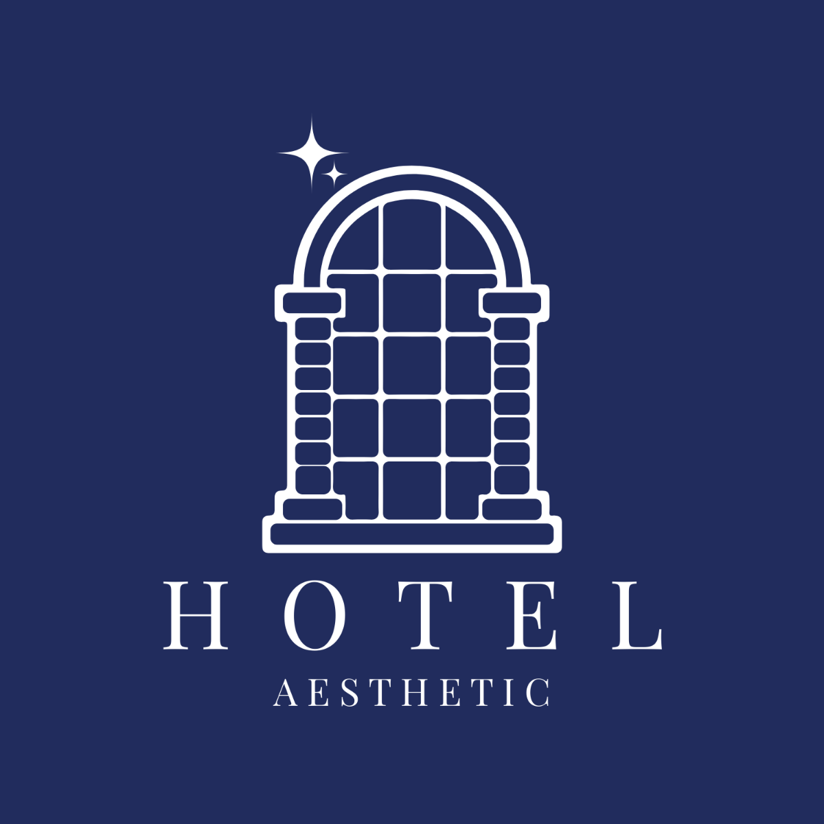 Hotel Aesthetic Logo Template