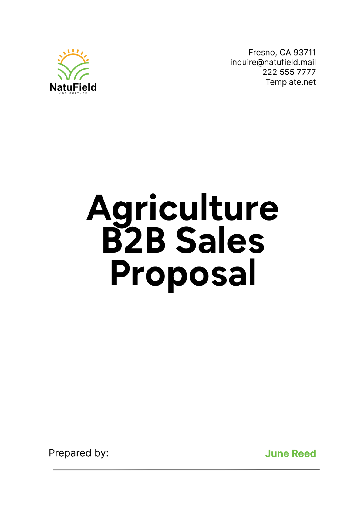 Free Agriculture B2B Sales Proposal Template to Edit Online Free Agriculture B2B Sales Proposal Template to Edit Online