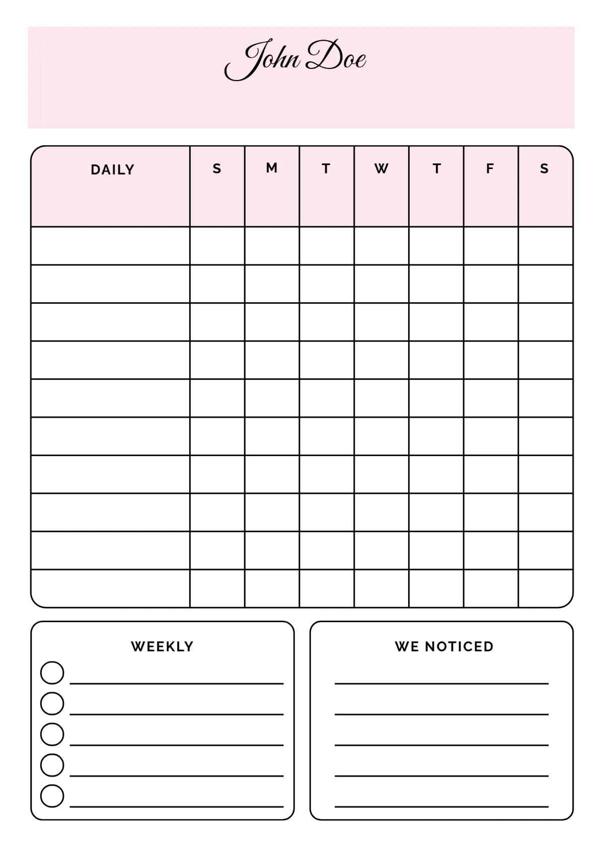 Free Boutique Chore Chart Template to Edit Online Free Boutique Chore Chart Template to Edit Online
