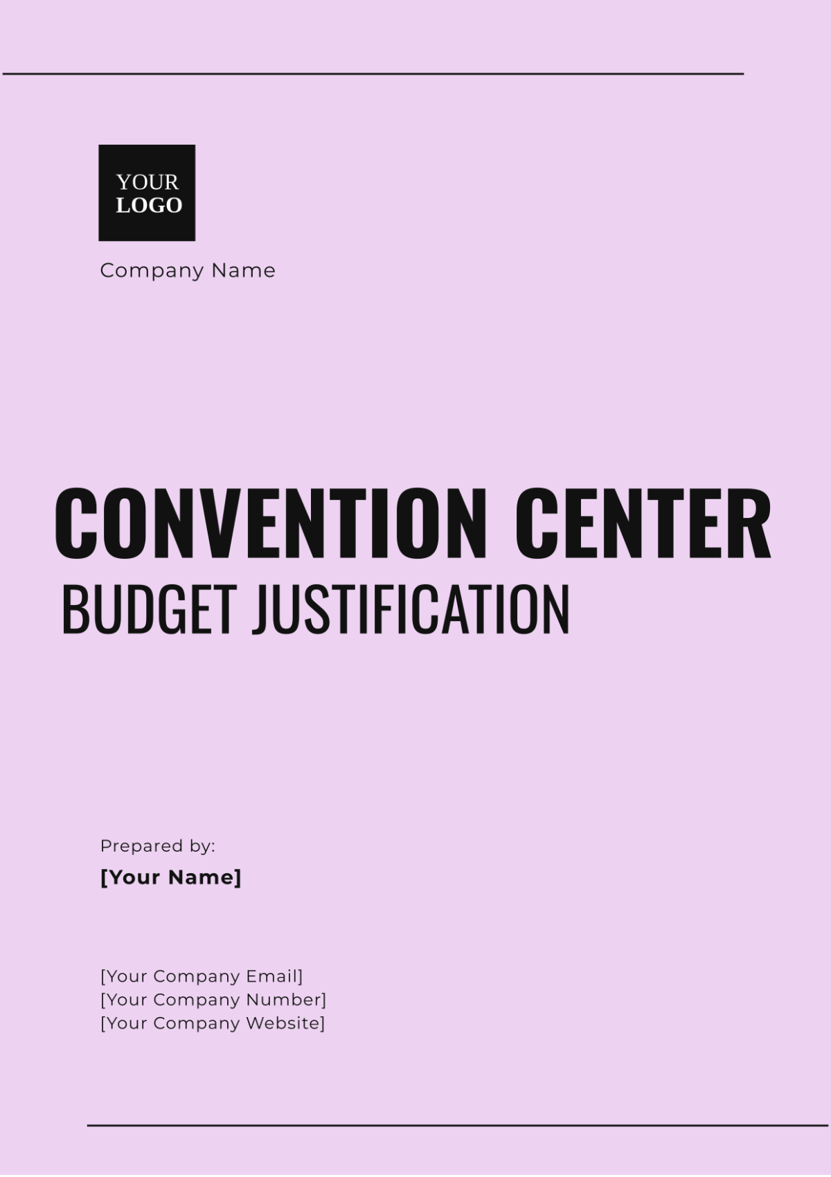 Free Convention Center Budget Justification Template to Edit Online Free Convention Center Budget Justification Template to Edit Online