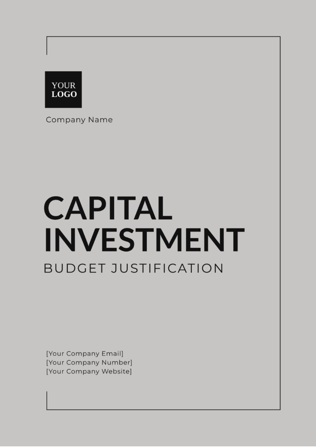 Free Capital Investment Budget Justification Template to Edit Online Free Capital Investment Budget Justification Template to Edit Online