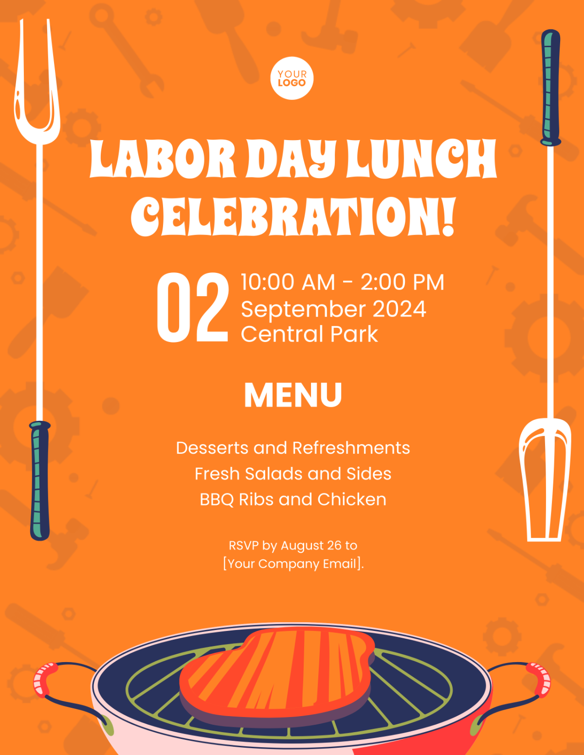 Free Labor Day Lunch Flyer Template to Edit Online Free Labor Day Lunch Flyer Template to Edit Online