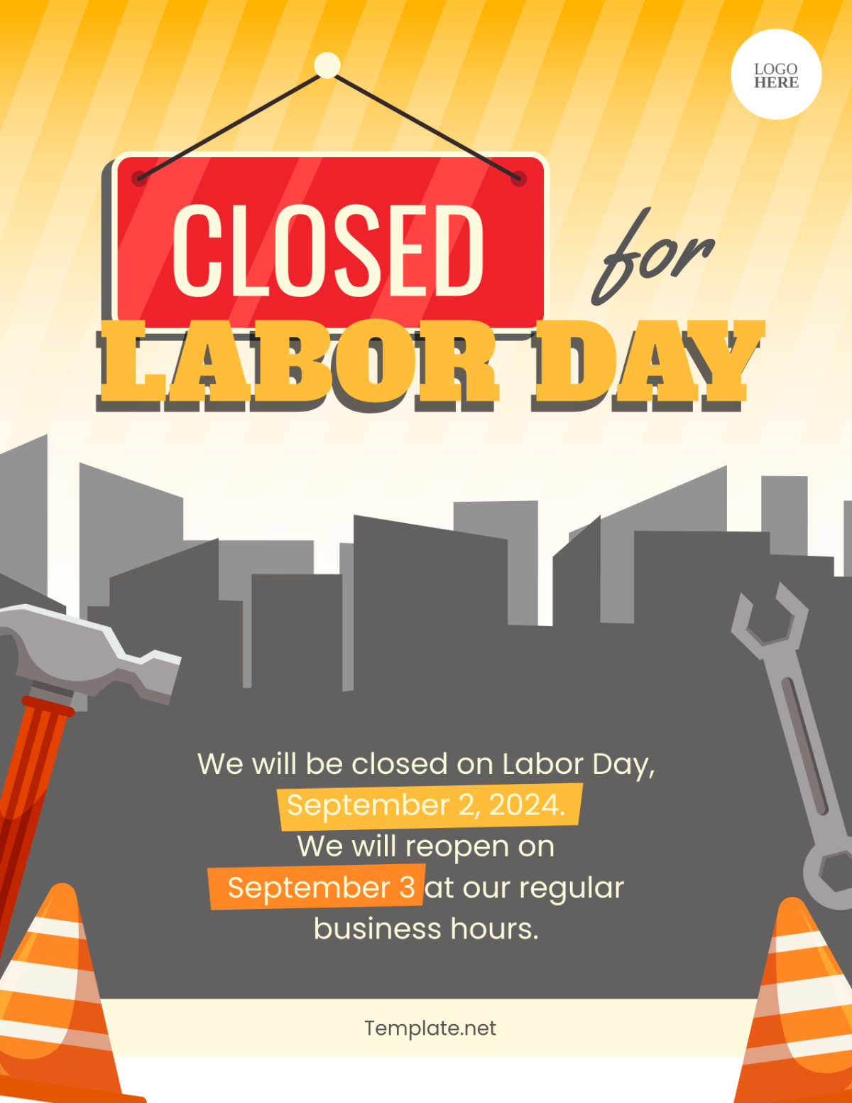 Free Labor Day Closed Flyer Template to Edit Online Free Labor Day Closed Flyer Template to Edit Online