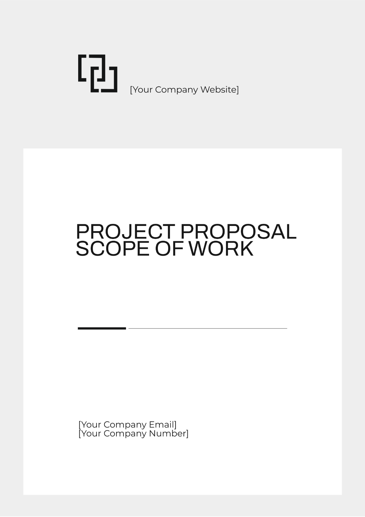 Free Project Proposal Scope of Work Template to Edit Online Free Project Proposal Scope of Work Template to Edit Online