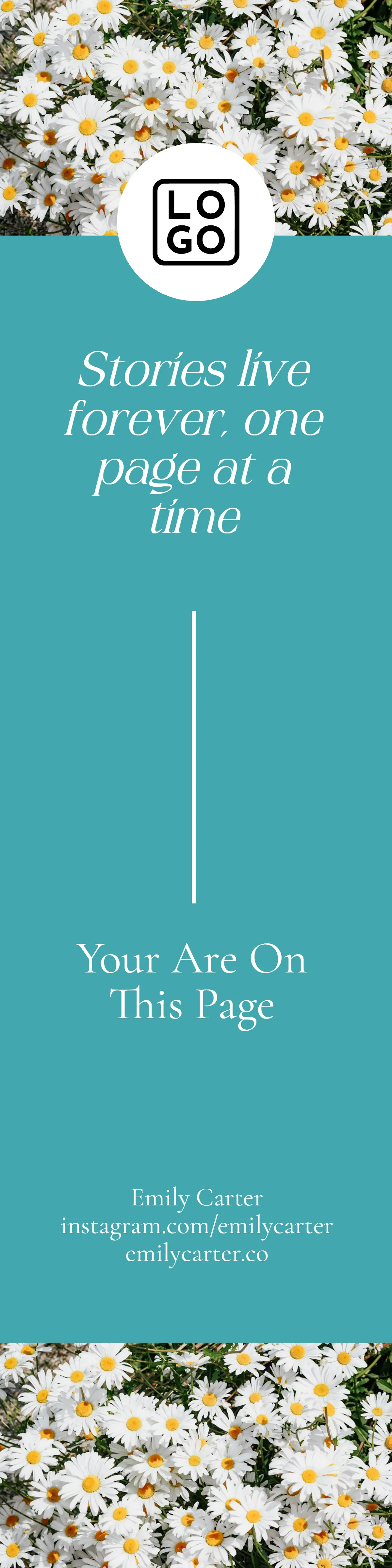 Free Floral Bookmark Template to Edit Online Free Floral Bookmark Template to Edit Online