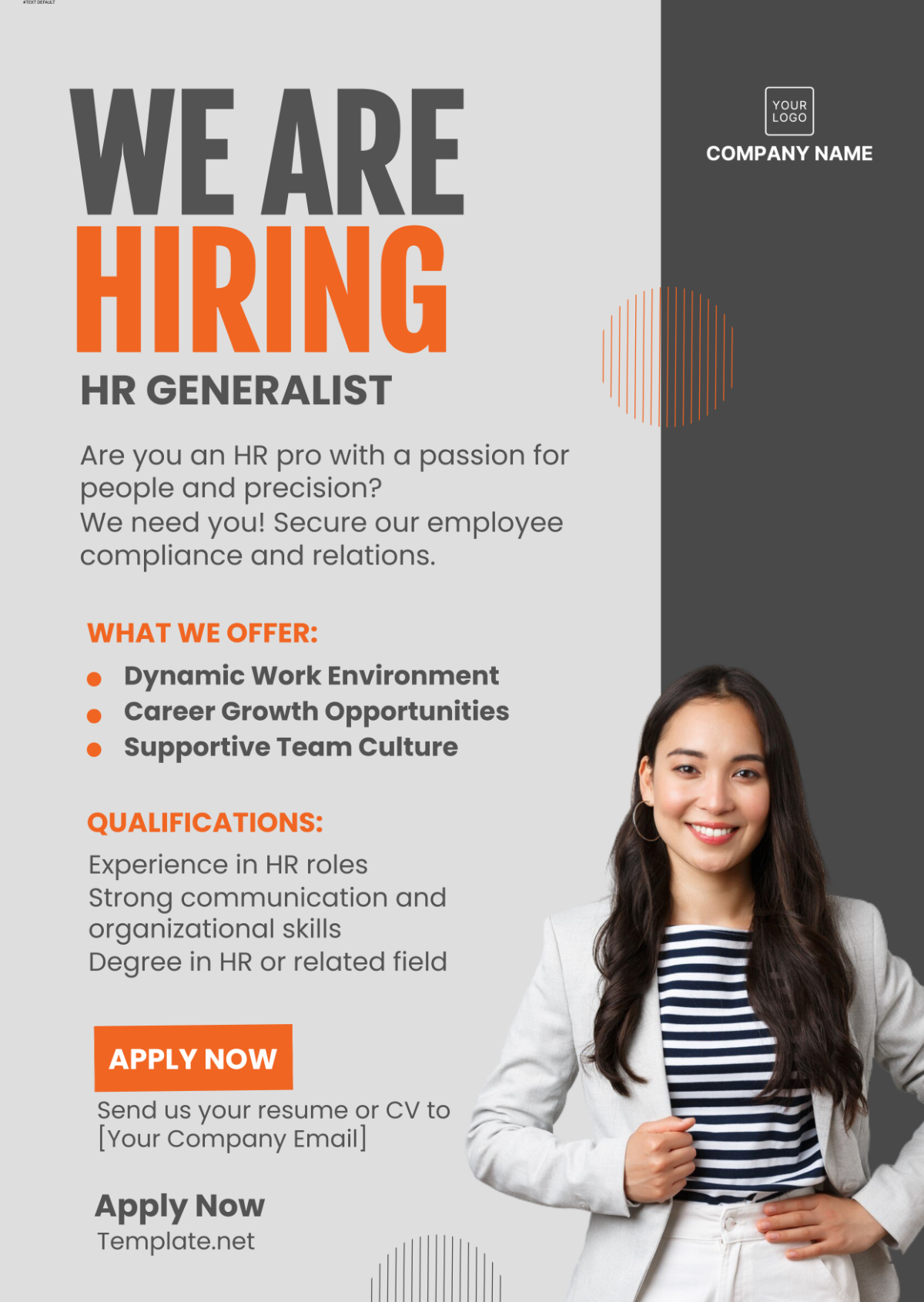Aesthetic HR Job Ad Template