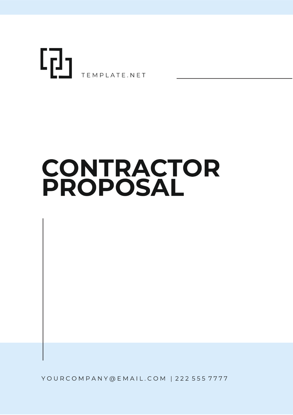 Free Simple Contractor Proposal Template to Edit Online Free Simple Contractor Proposal Template to Edit Online