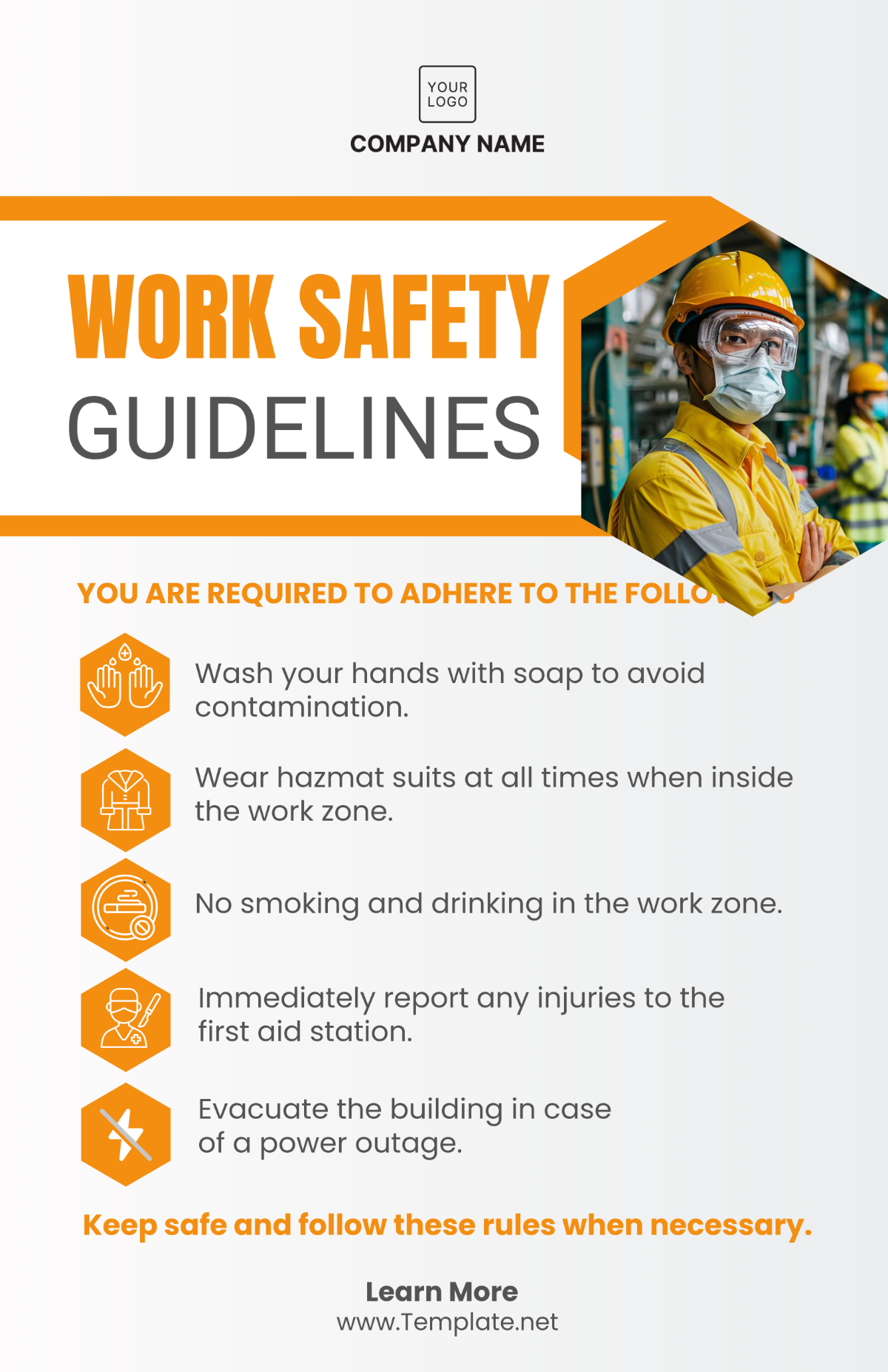 Free Health & Safety Poster Template to Edit Online Free Health & Safety Poster Template to Edit Online