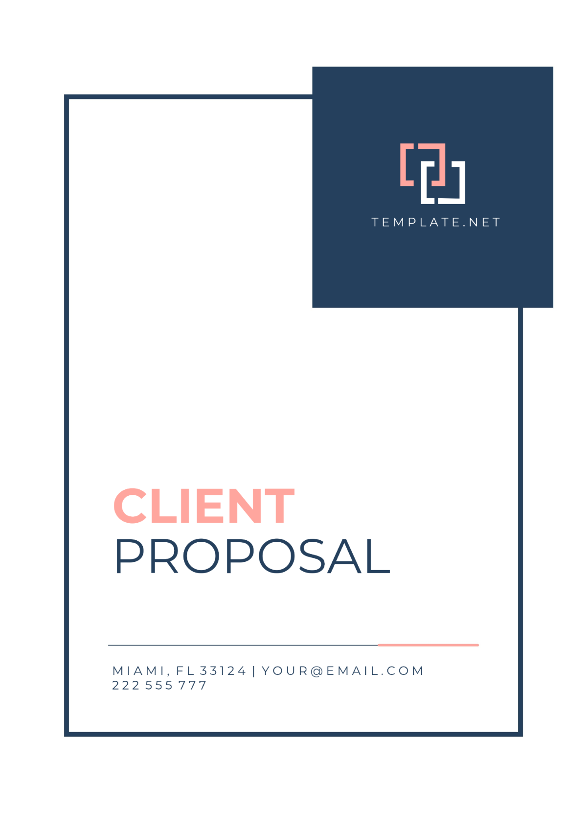 Free Blank Client Proposal Template to Edit Online Free Blank Client Proposal Template to Edit Online