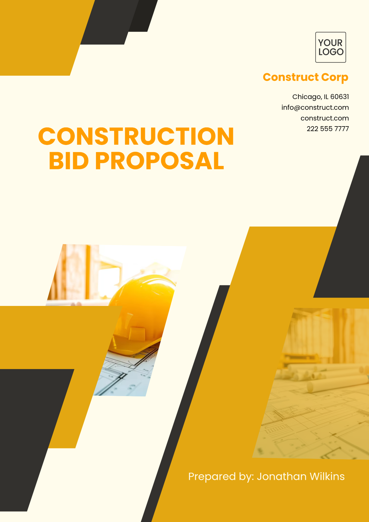 Free Construction Bid Proposal Template to Edit Online | Template.net Free Construction Bid Proposal Template to Edit Online | Template.net
