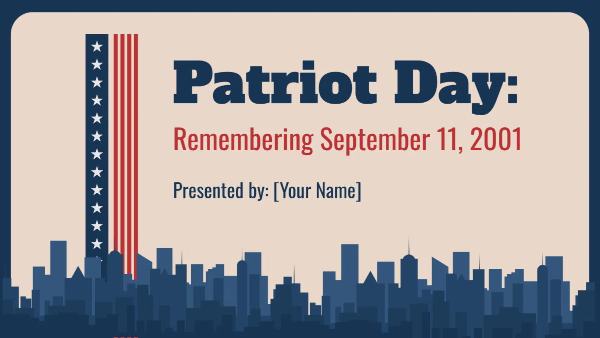 Free Patriot Day Presentation Template to Edit Online Free Patriot Day Presentation Template to Edit Online