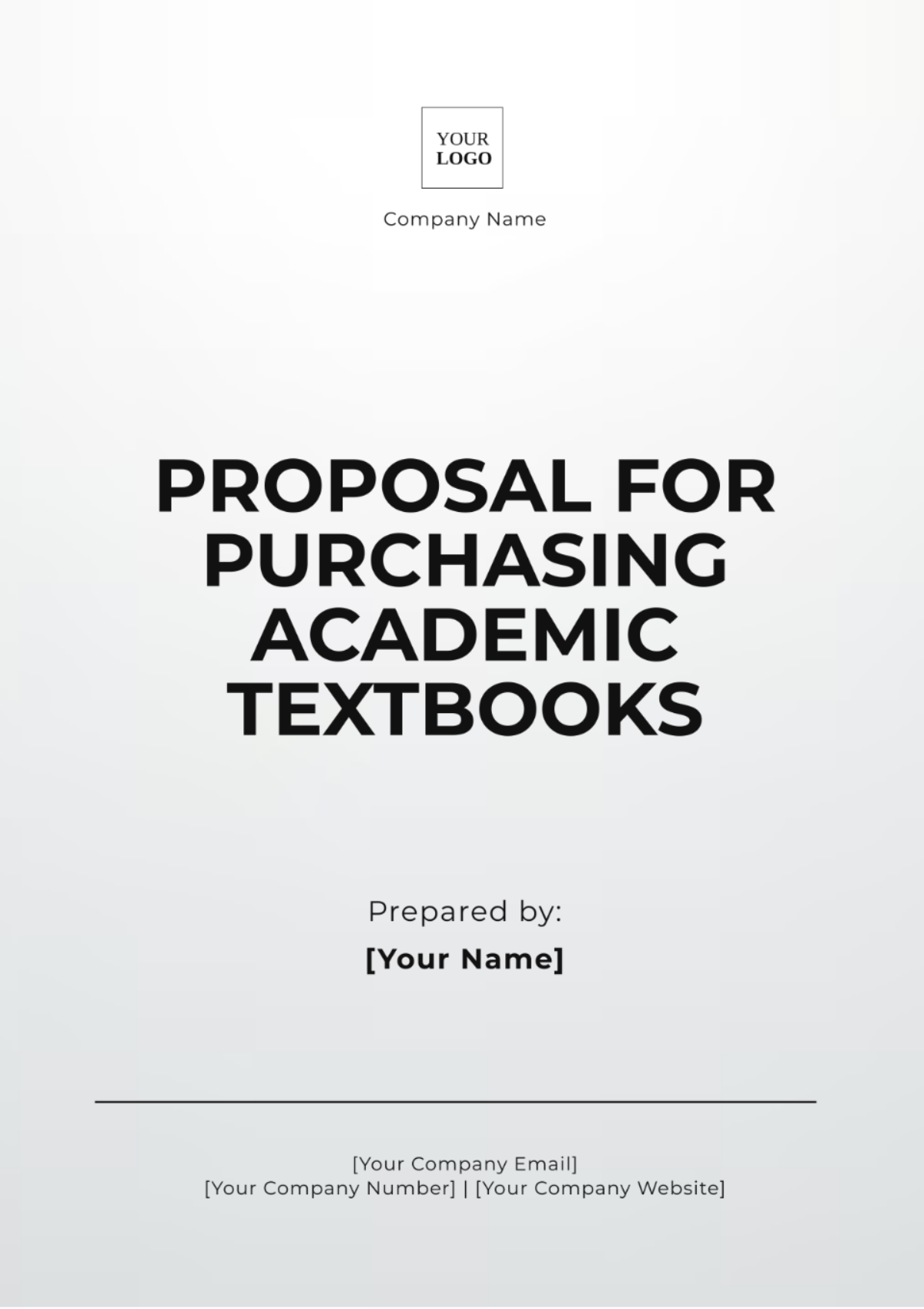 Free Proposal for Purchasing Academic Textbooks Template to Edit Online Free Proposal for Purchasing Academic Textbooks Template to Edit Online