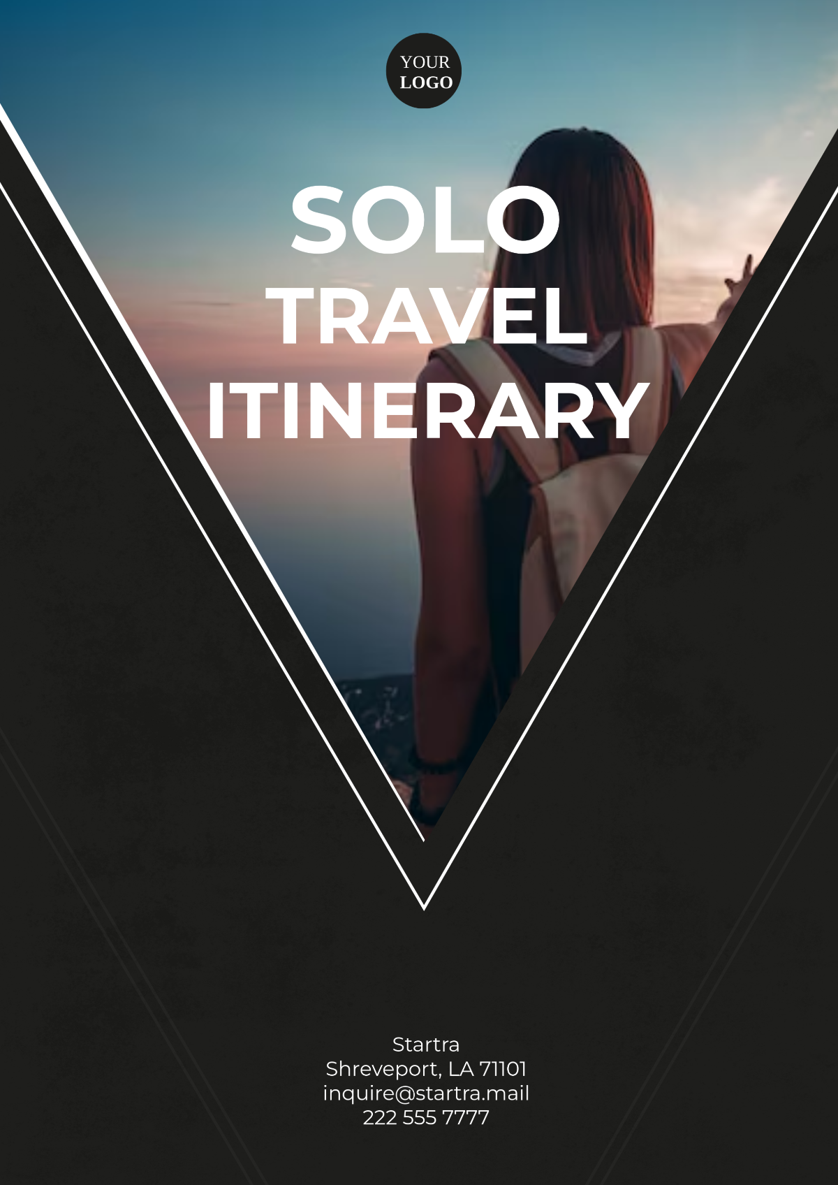 Free Solo Travel Itinerary Template to Edit Online Free Solo Travel Itinerary Template to Edit Online
