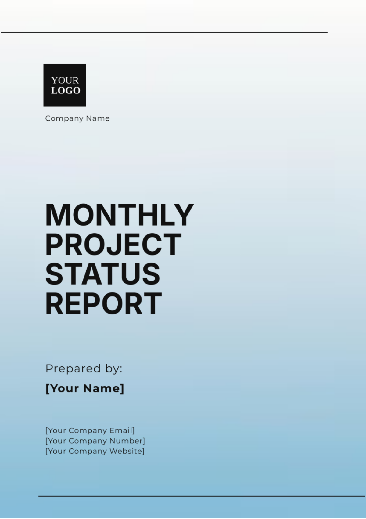 Free Monthly Project Status Outline Report Template to Edit Online Free Monthly Project Status Outline Report Template to Edit Online