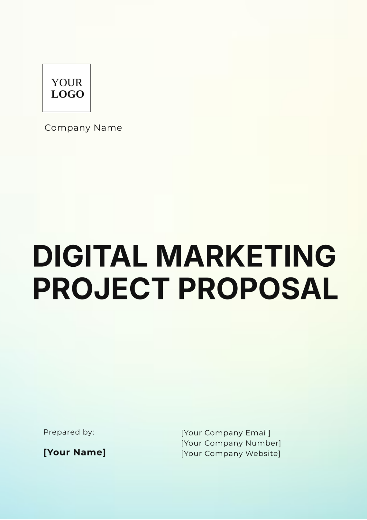 Free Digital Marketing Project Proposal Template to Edit Online Free Digital Marketing Project Proposal Template to Edit Online
