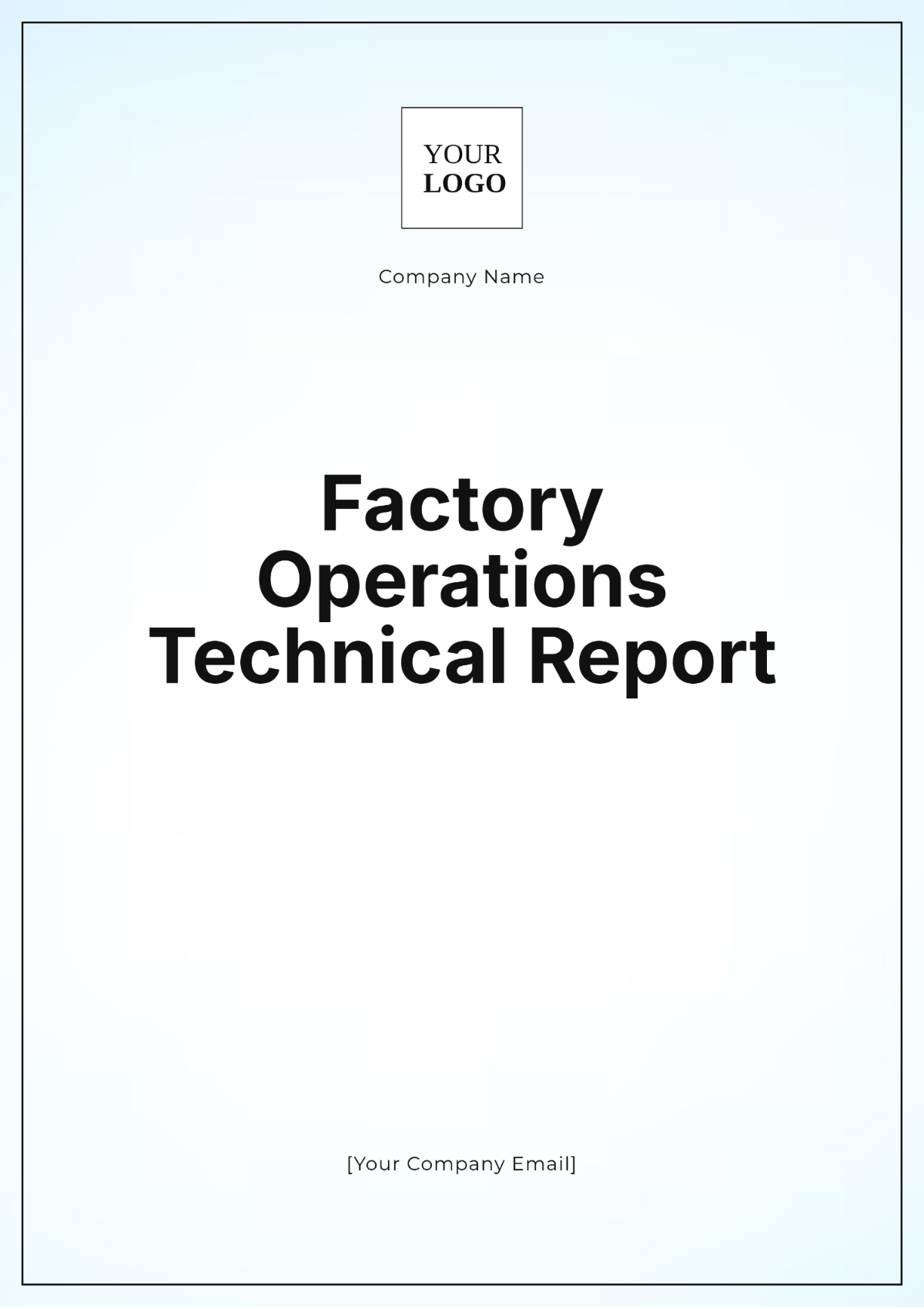 Free Factory Operations Technical Report Template to Edit Online Free Factory Operations Technical Report Template to Edit Online