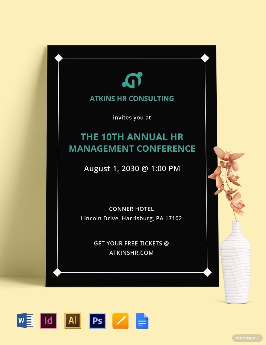 Company Event Party Invitation Template Company Event Party Invitation Template