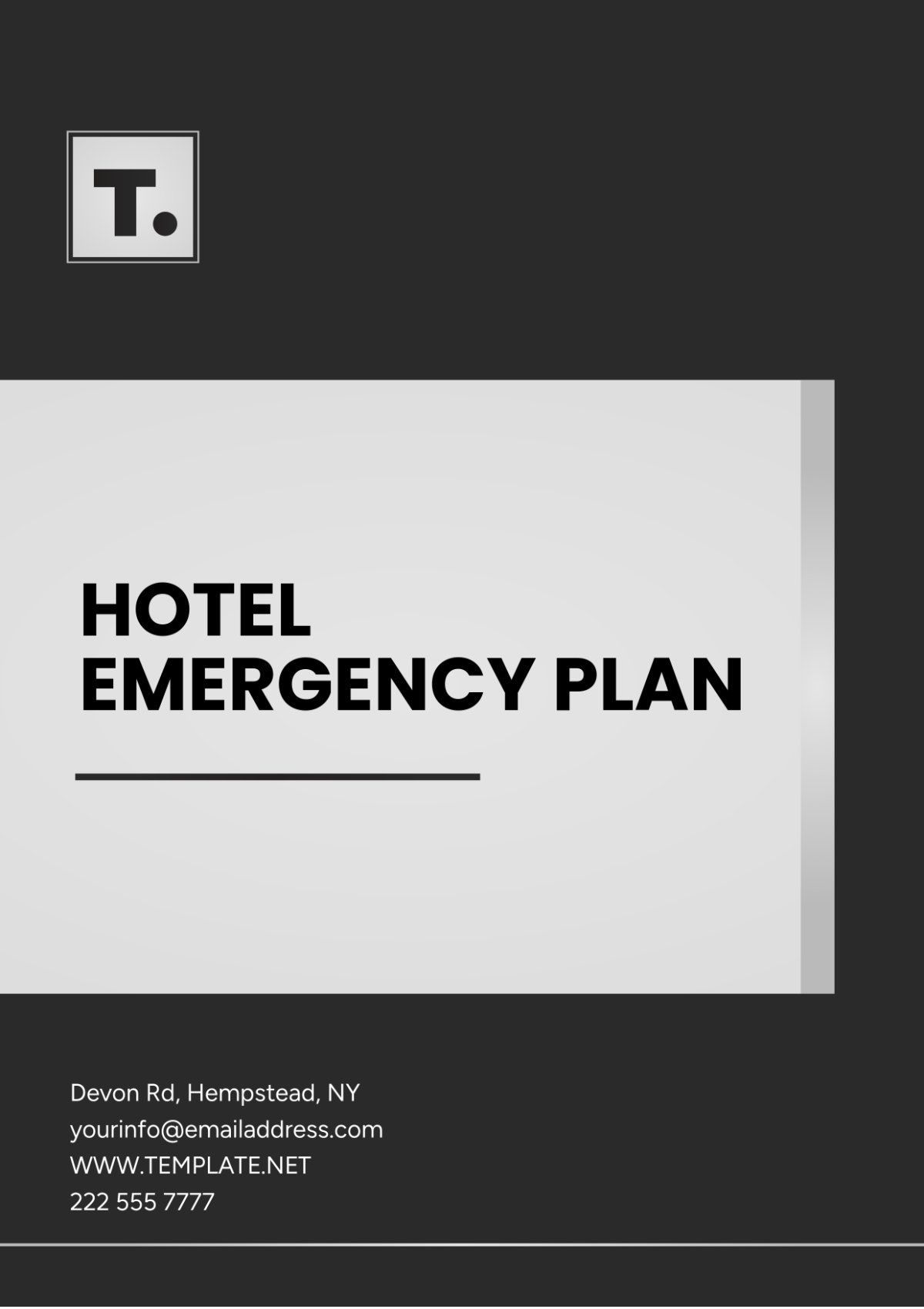 Hotel Emergency Plan Template