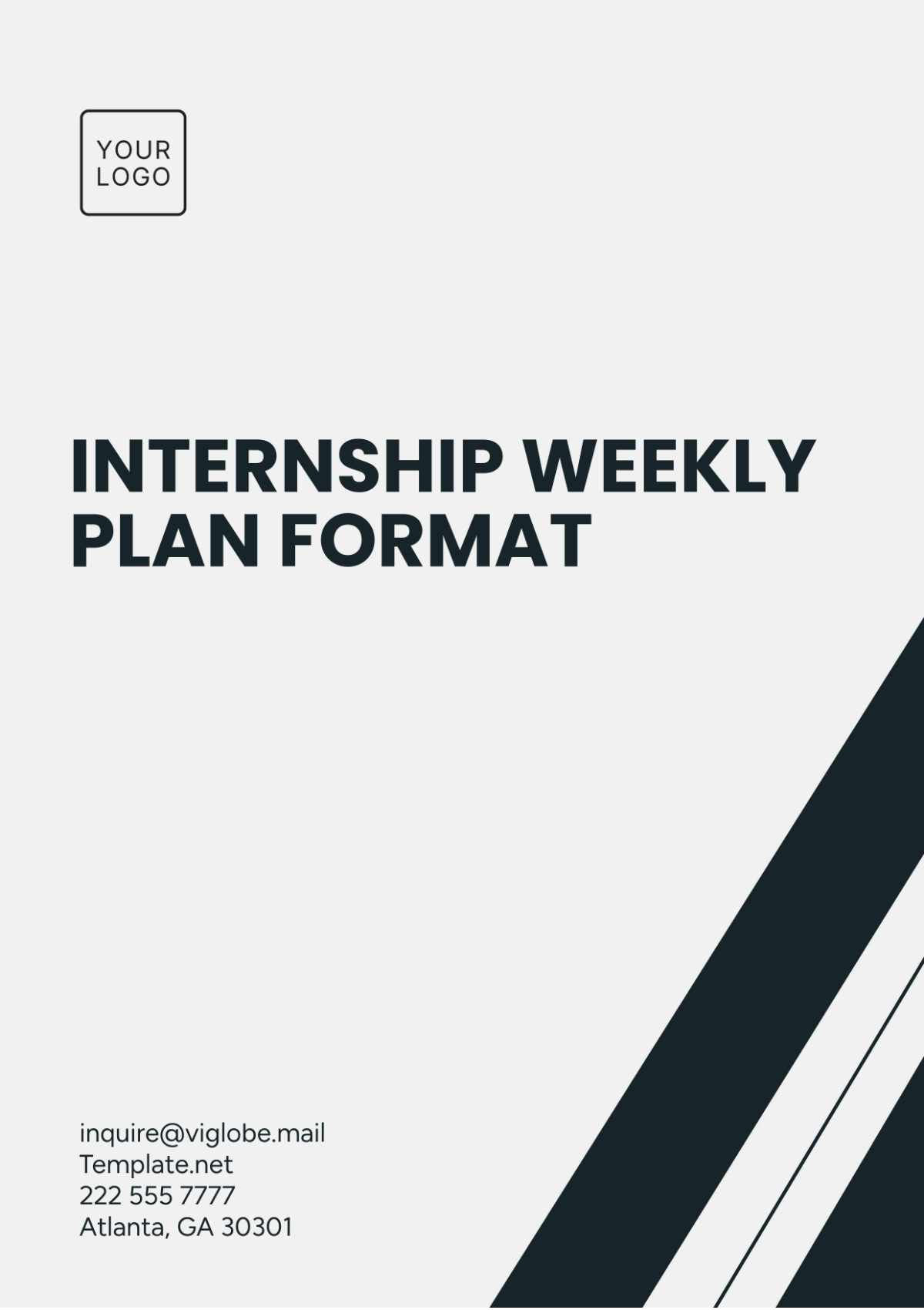 Free Internship Weekly Plan Format Template to Edit Online Free Internship Weekly Plan Format Template to Edit Online