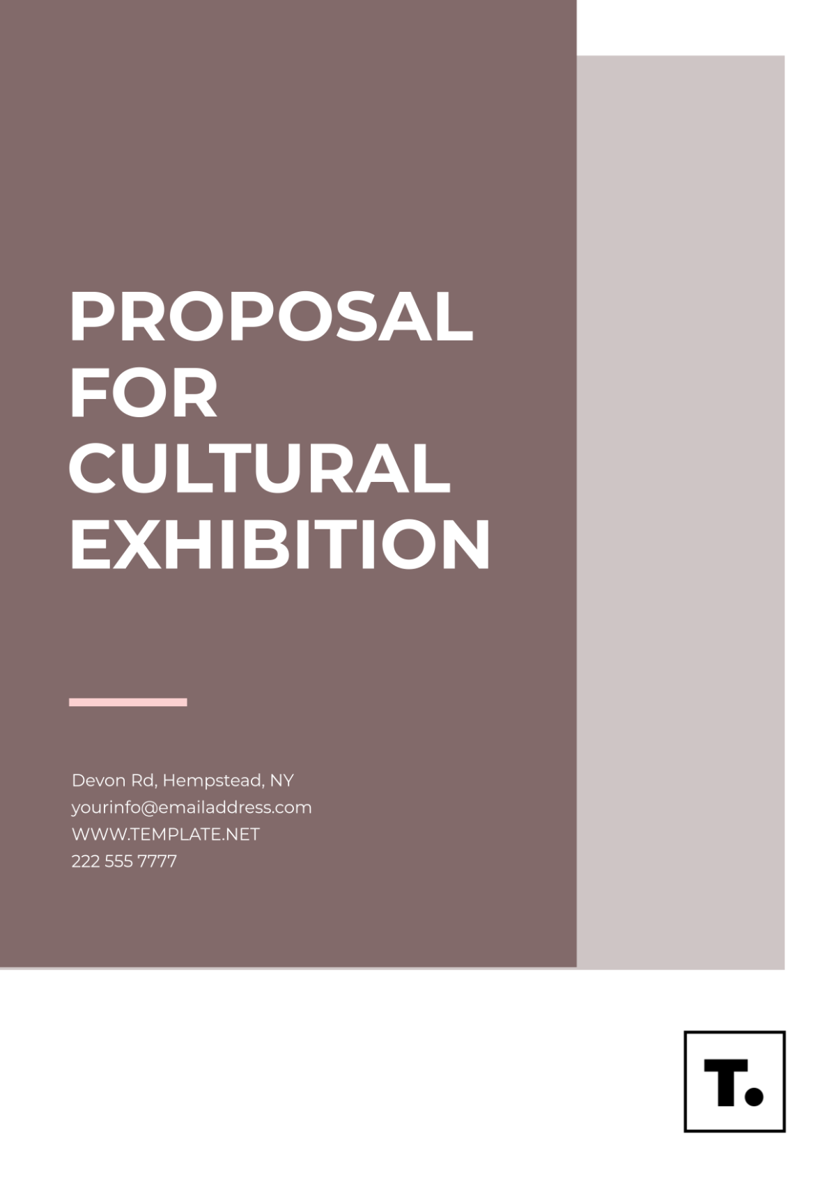 Free Proposal for Cultural Exhibition Template to Edit Online Free Proposal for Cultural Exhibition Template to Edit Online