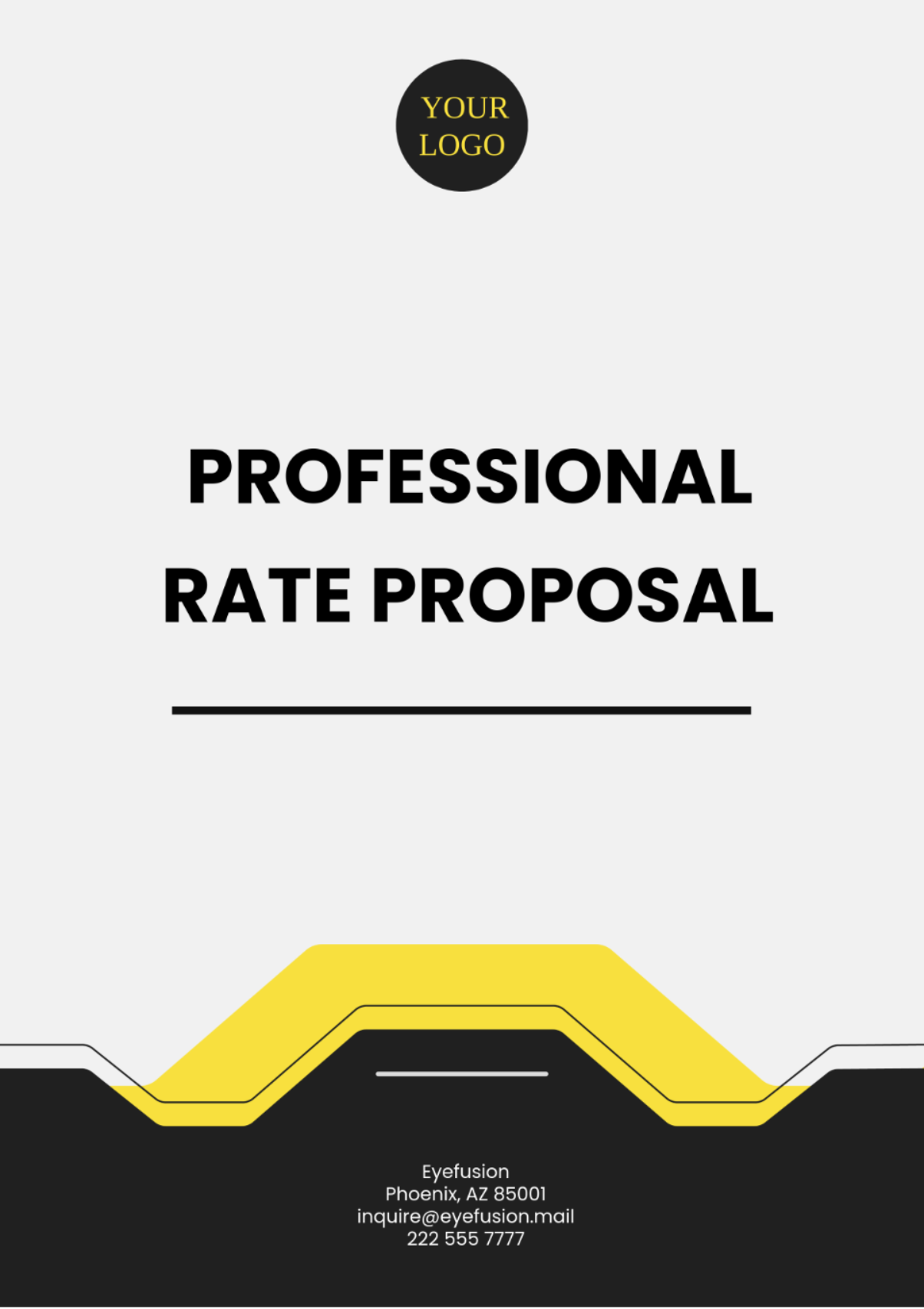 Free Professional Rate Proposal Template to Edit Online Free Professional Rate Proposal Template to Edit Online