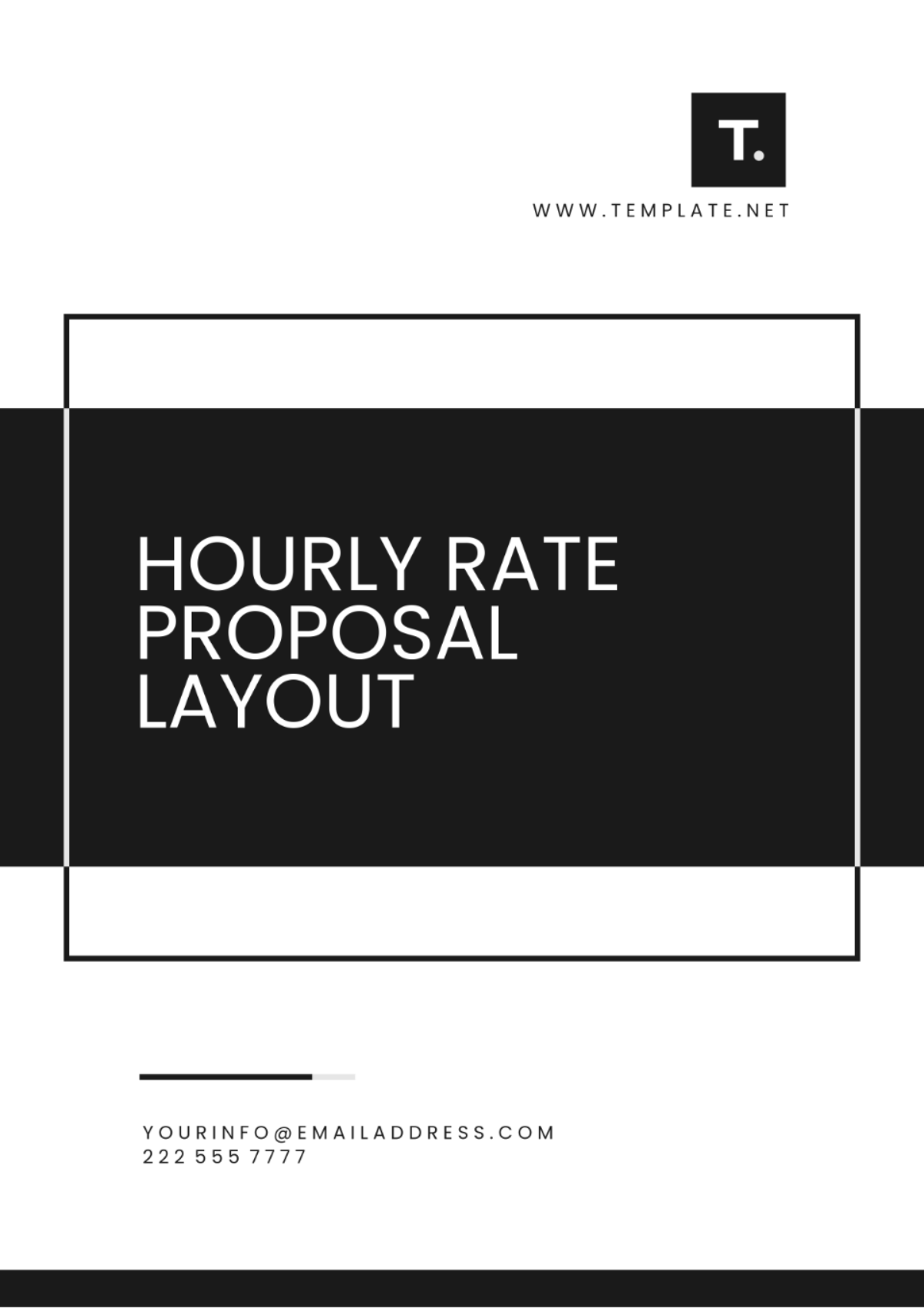 Free Hourly Rate Proposal Layout Template to Edit Online Free Hourly Rate Proposal Layout Template to Edit Online