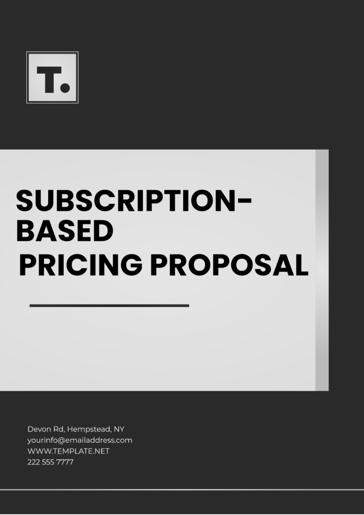 Free Subscription-Based Pricing Proposal Template to Edit Online Free Subscription-Based Pricing Proposal Template to Edit Online
