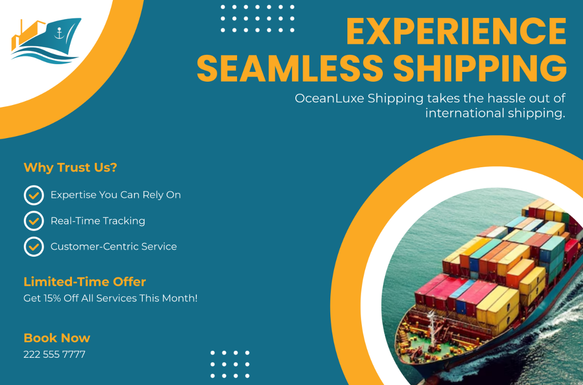 Shipping Company Banner Template