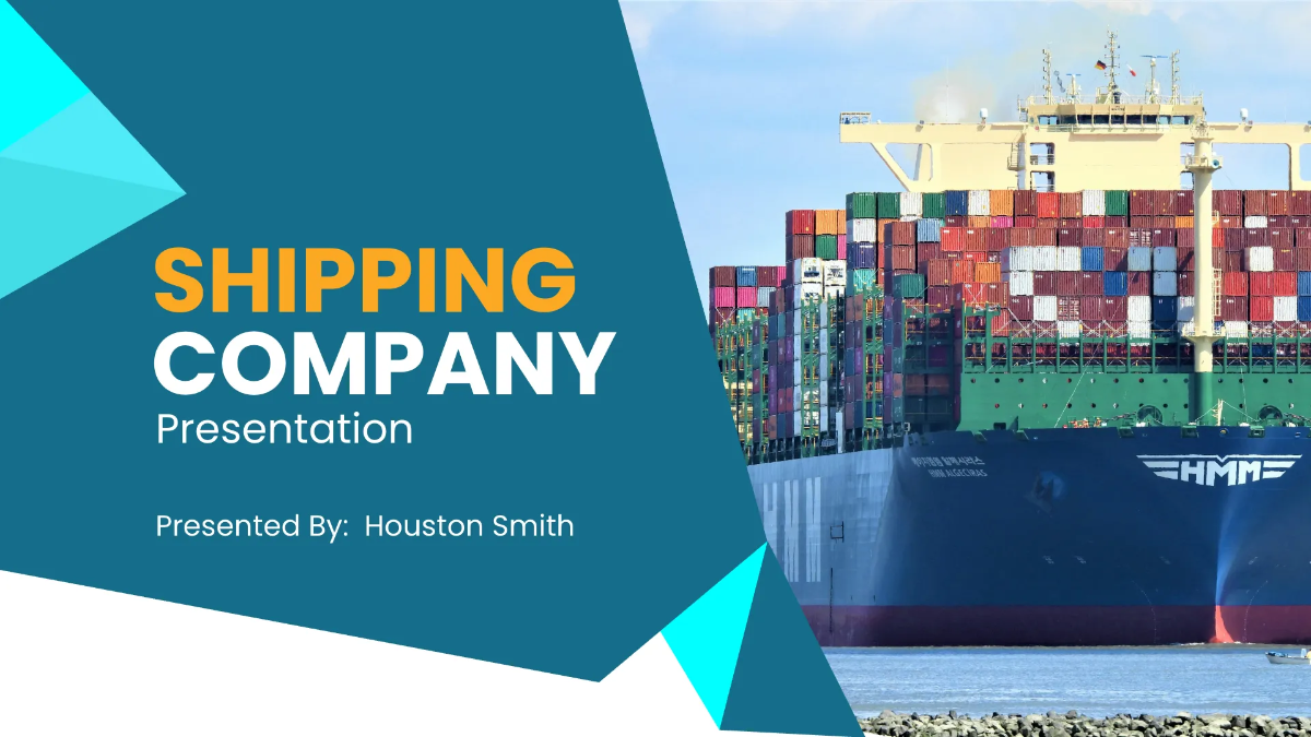 Shipping Company Presentation Template