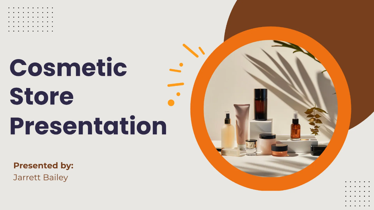Free Cosmetic Store Presentation Template to Edit Online Free Cosmetic Store Presentation Template to Edit Online