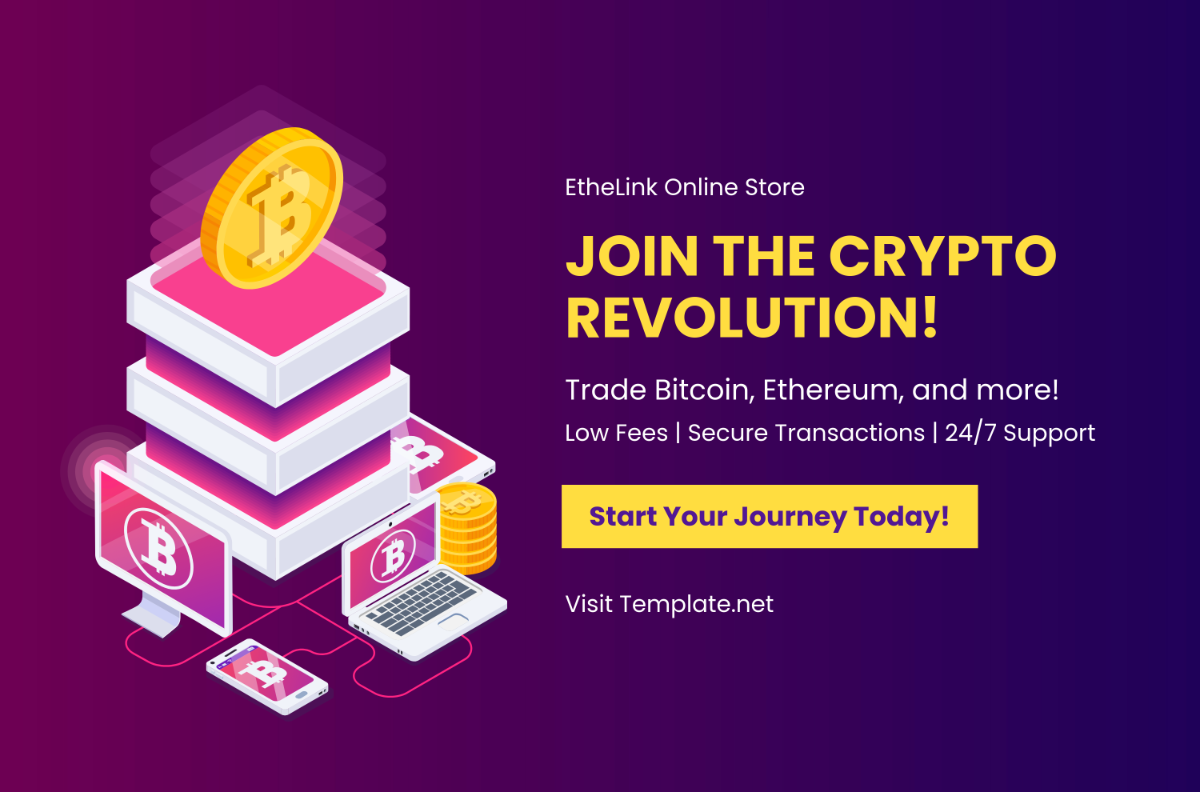 Free Crypto Banner Template to Edit Online Free Crypto Banner Template to Edit Online