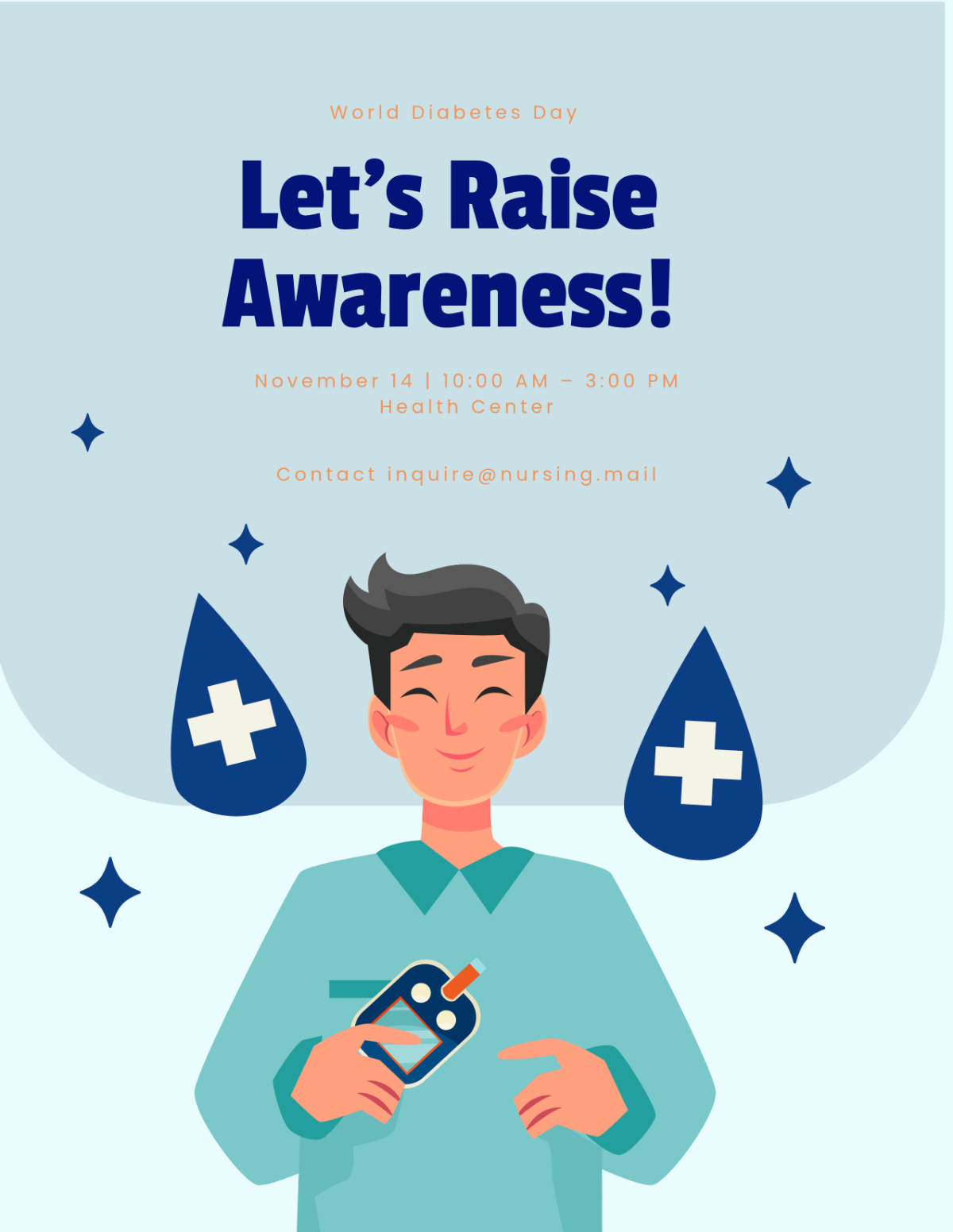 Free World Diabetes Day Awareness Flyer Template to Edit Online Free World Diabetes Day Awareness Flyer Template to Edit Online