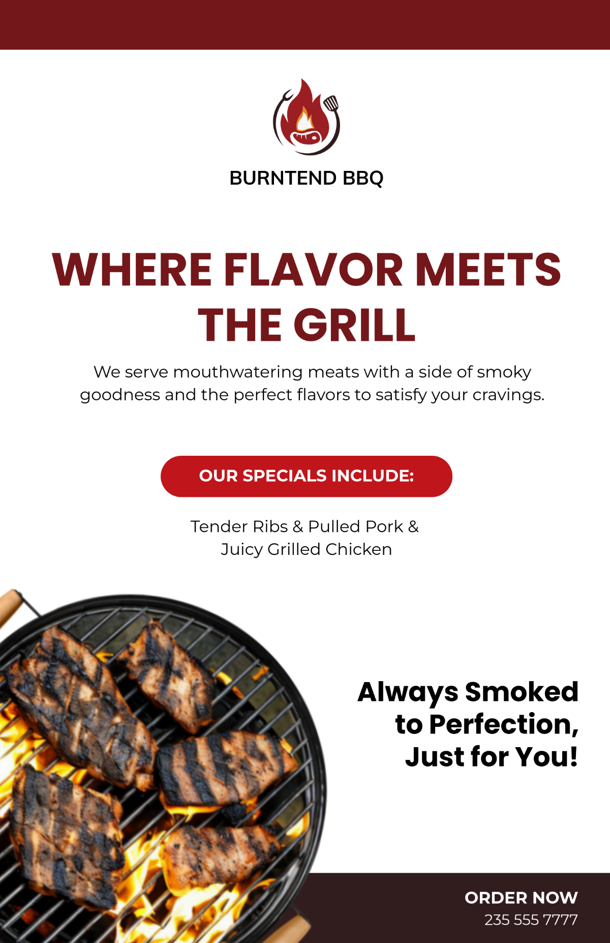 Free BBQ Poster Template to Edit Online Free BBQ Poster Template to Edit Online
