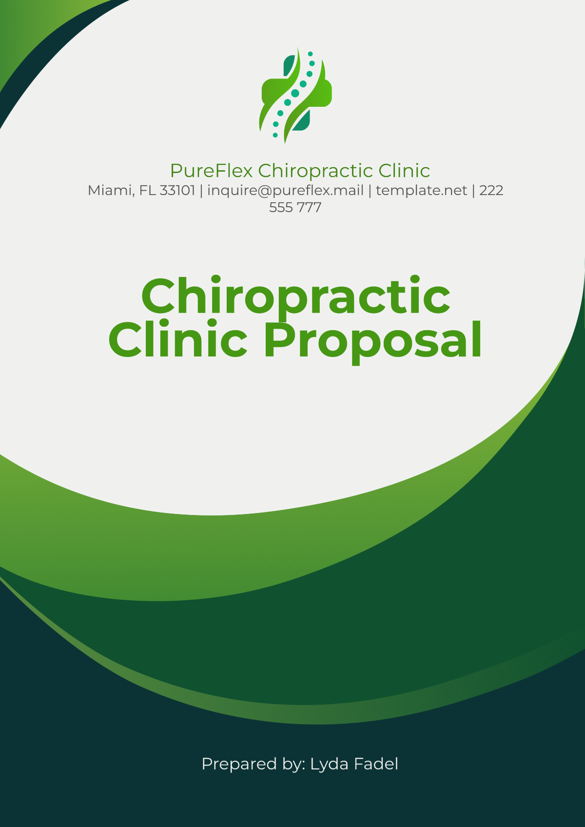 Free Chiropractic Clinic Proposal Template to Edit Online Free Chiropractic Clinic Proposal Template to Edit Online