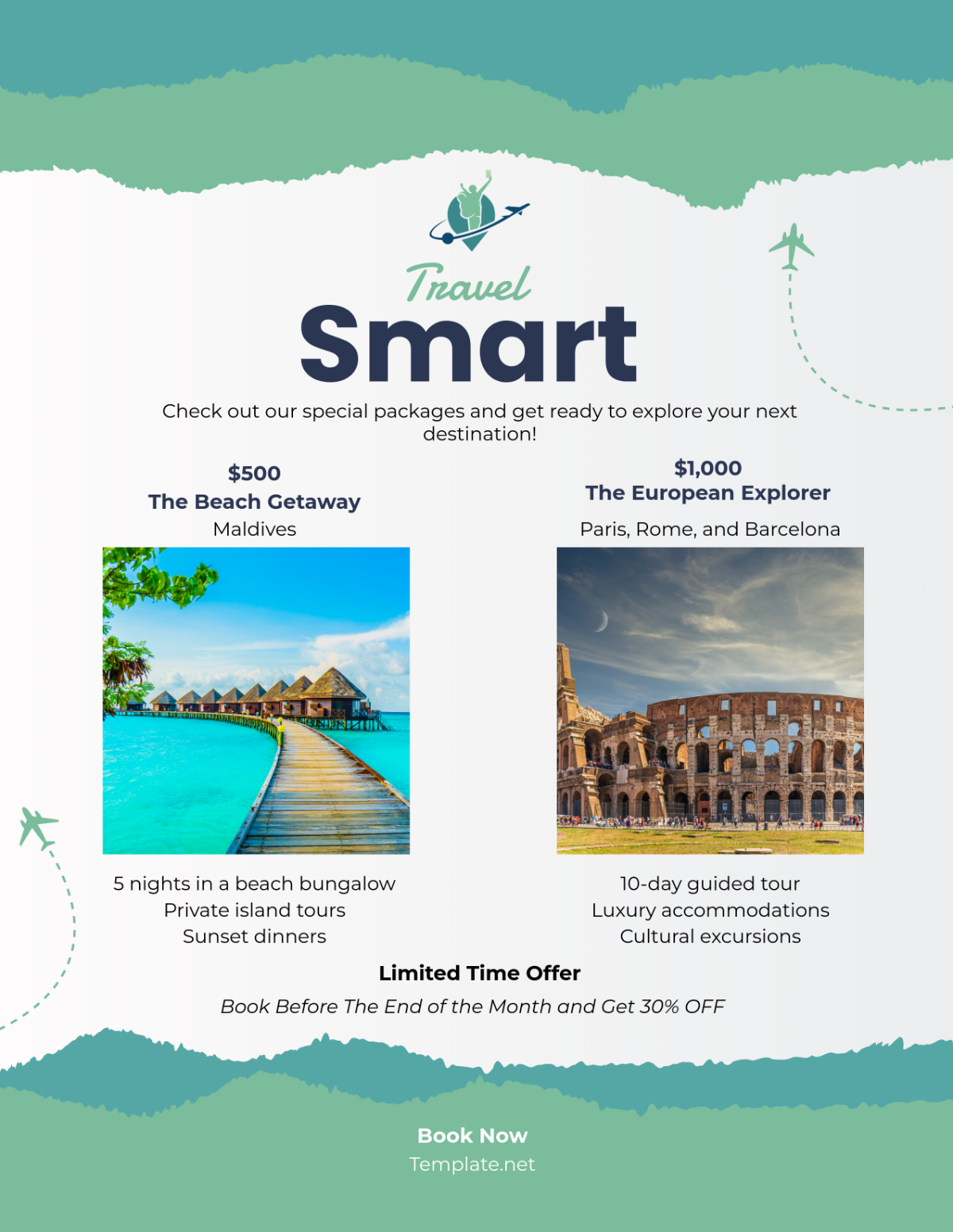 Free Tourism Package Flyer Template to Edit Online Free Tourism Package Flyer Template to Edit Online