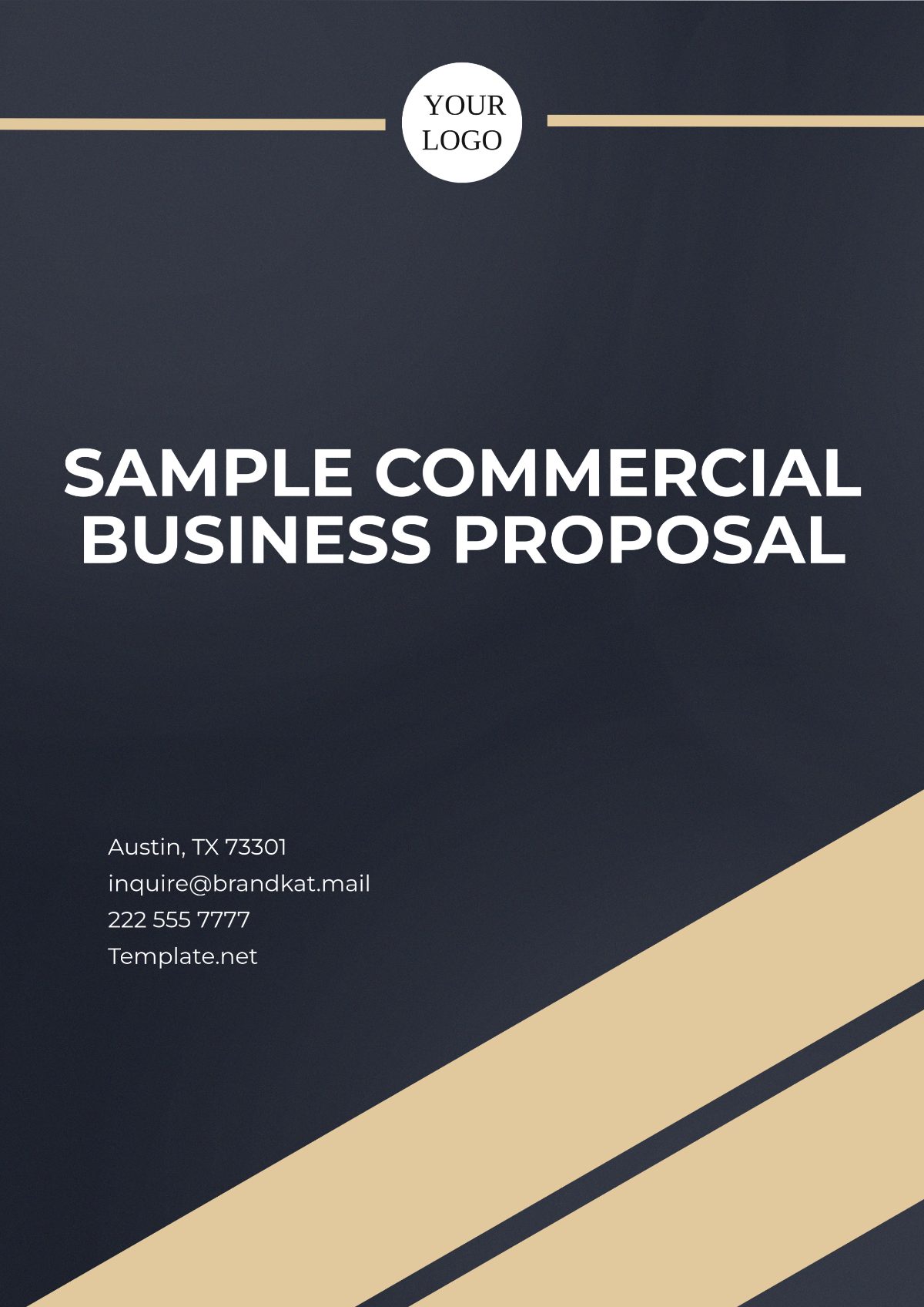 Free Sample Commercial Business Proposal Template to Edit Online Free Sample Commercial Business Proposal Template to Edit Online