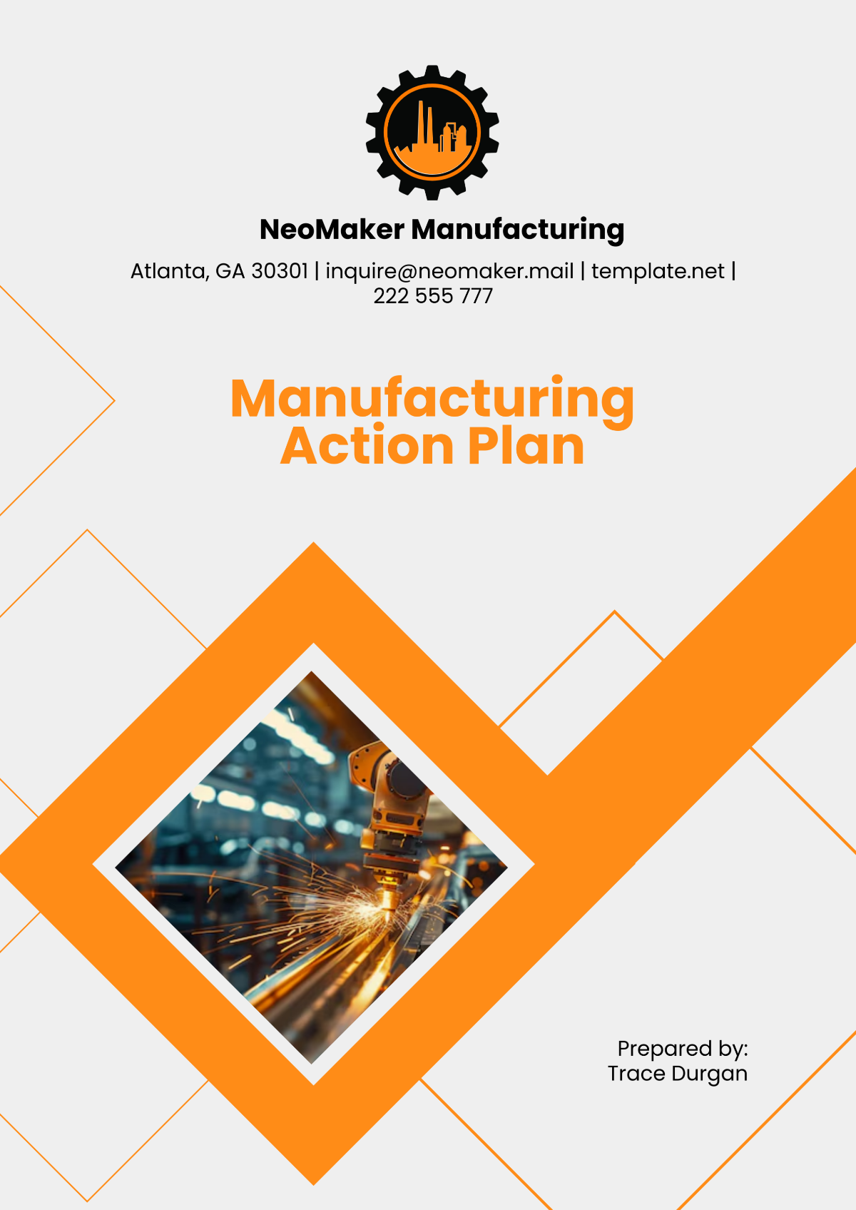 Manufacturing Action Plan Template