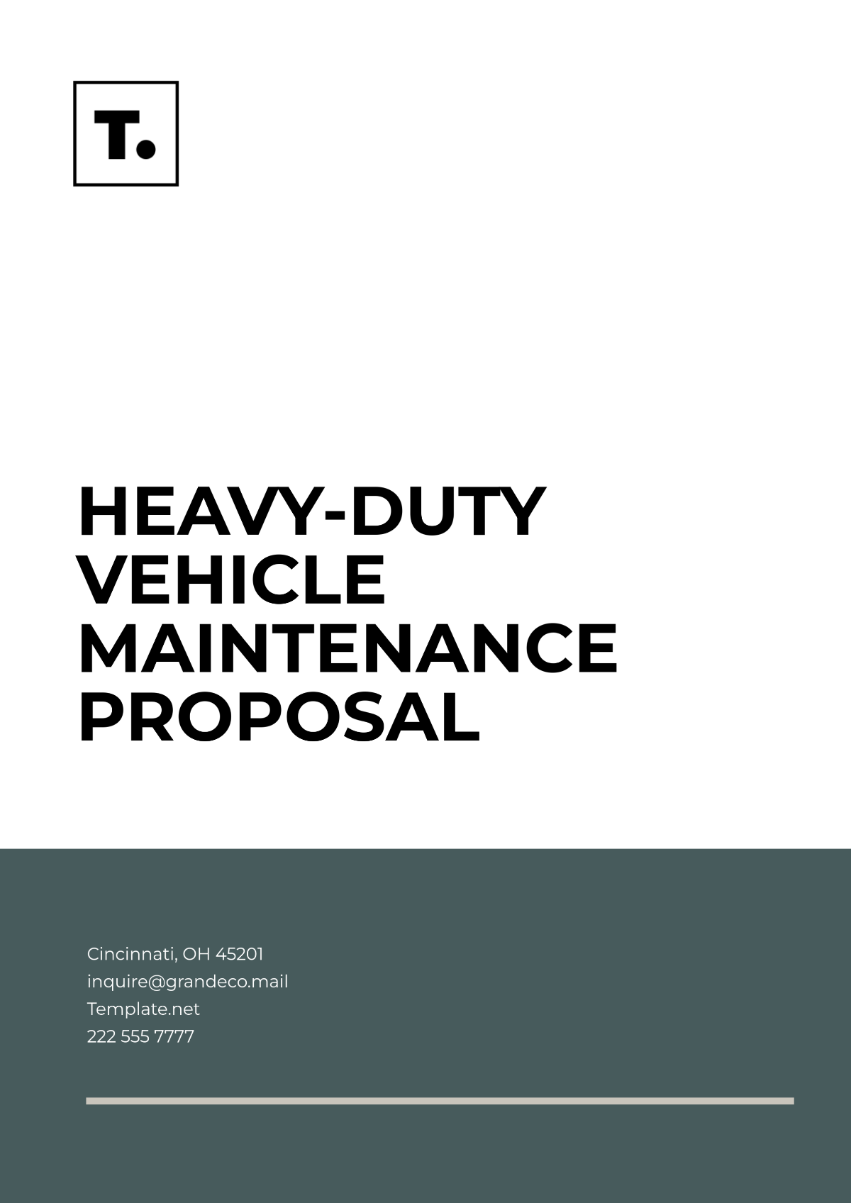 Free Heavy-Duty Vehicle Maintenance Proposal Template to Edit Online Free Heavy-Duty Vehicle Maintenance Proposal Template to Edit Online